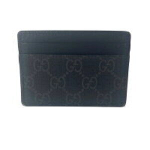 Gucci GG Kingsnake Case Supreme Card Black Wallet